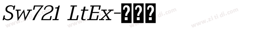 Sw721 LtEx字体转换 Sw721 LtEx字体转换
